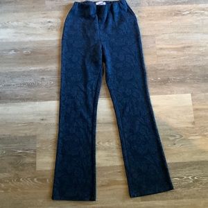 Women's Blue Uo Cara High-waisted Pattern Kick Flare Pant